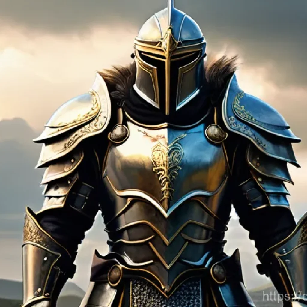 히트2 클래스별 방어구 선택 - **Prompt 1: Valiant Guardian Warrior**
    "A muscular male warrior, in his late 20s, standing firm ...