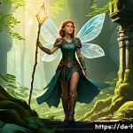 히트2 클래스 상성표 - **Prompt:** A brave young female adventurer, in her early twenties, stands confidently in a lush, en...